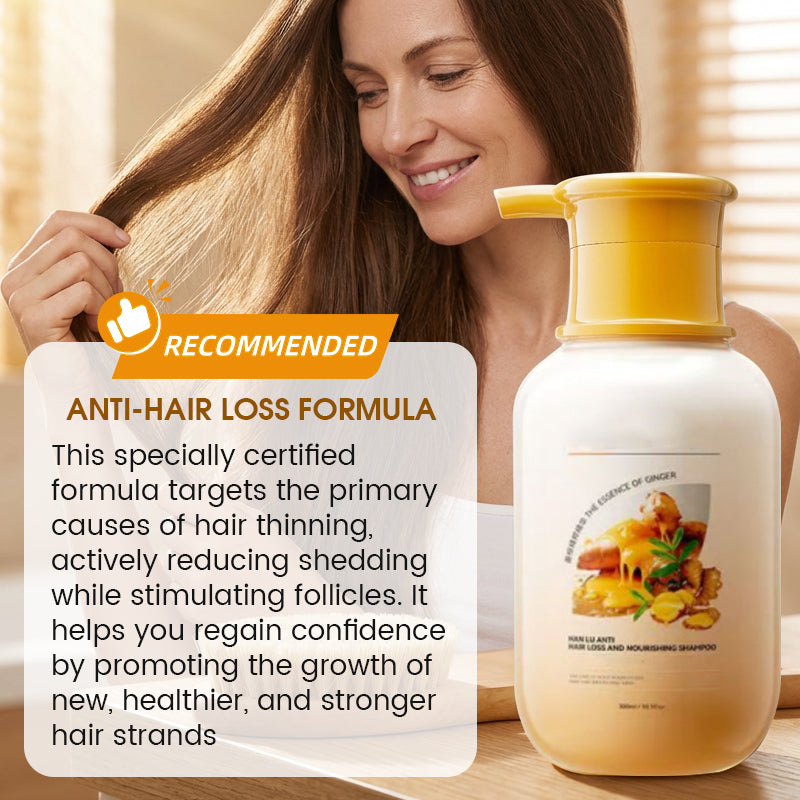 🥳2026 HOT SALE🥳💞50K+ SOLD!🌱🌿 Nature‘s Strength for Thicker Hair. Gentle Herbal Anti-Loss Shampoo – 50% OFF! ✨🔁
