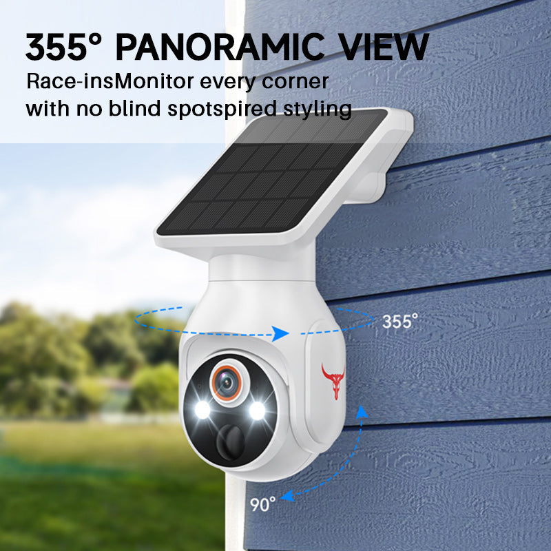 🥳2026 HOT SALE🥳💞50K+ SOLD!📹⚡ See Everything, Worry About Nothing. True Wireless 355° Solar Camera – 50% OFF!🏠🔭