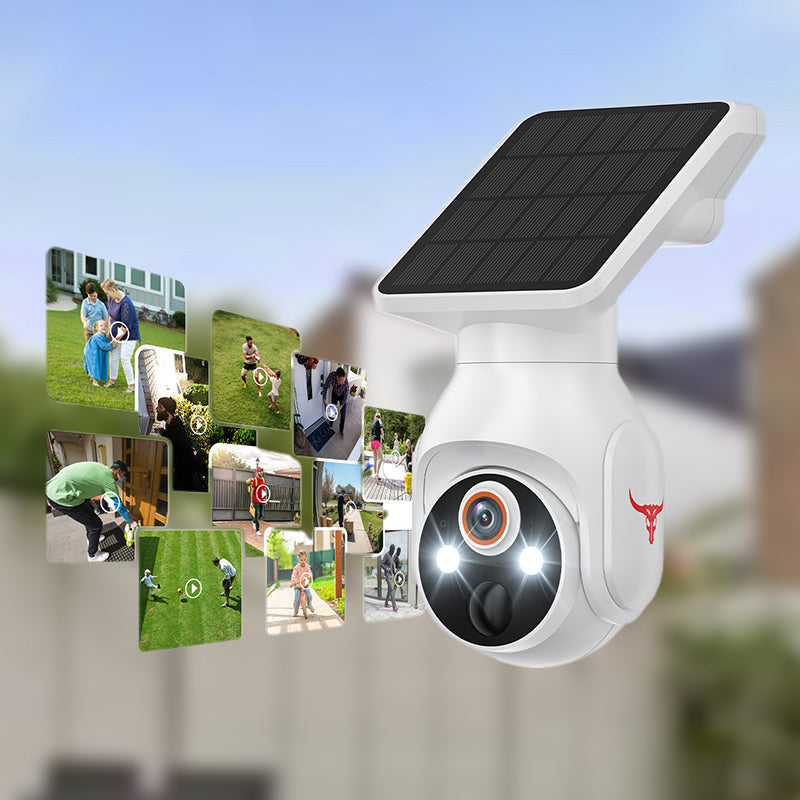🥳2026 HOT SALE🥳💞50K+ SOLD!📹⚡ See Everything, Worry About Nothing. True Wireless 355° Solar Camera – 50% OFF!🏠🔭