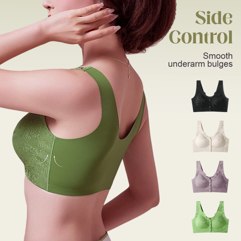 🥳2026 HOT SALE🥳💞50K+ SOLD!🌸👚 Redefine Everyday Comfort. Wire-Free, Front-Clasp Bra – Cloud-Like Comfort & Invisible Fit Under Any Outfit-Zero Restriction, Gentle Support. ✨💝