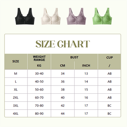 🥳2026 HOT SALE🥳💞50K+ SOLD!🌸👚 Redefine Everyday Comfort. Wire-Free, Front-Clasp Bra – Cloud-Like Comfort & Invisible Fit Under Any Outfit-Zero Restriction, Gentle Support. ✨💝