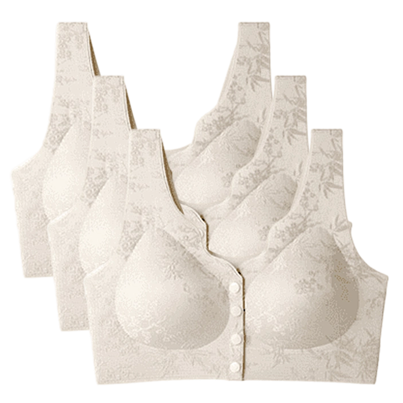 🥳2026 HOT SALE🥳💞50K+ SOLD!🌸👚 Redefine Everyday Comfort. Wire-Free, Front-Clasp Bra – Cloud-Like Comfort & Invisible Fit Under Any Outfit-Zero Restriction, Gentle Support. ✨💝