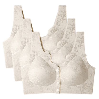 🥳2026 HOT SALE🥳💞50K+ SOLD!🌸👚 Redefine Everyday Comfort. Wire-Free, Front-Clasp Bra – Cloud-Like Comfort & Invisible Fit Under Any Outfit-Zero Restriction, Gentle Support. ✨💝
