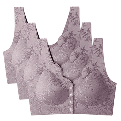 🥳2026 HOT SALE🥳💞50K+ SOLD!🌸👚 Redefine Everyday Comfort. Wire-Free, Front-Clasp Bra – Cloud-Like Comfort & Invisible Fit Under Any Outfit-Zero Restriction, Gentle Support. ✨💝