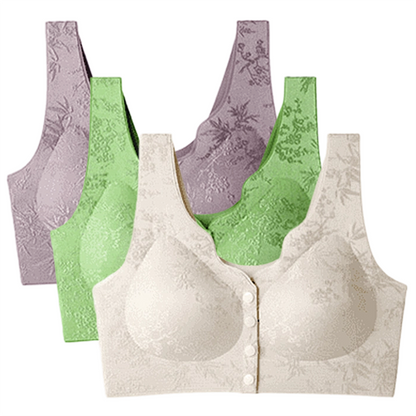 🥳2026 HOT SALE🥳💞50K+ SOLD!🌸👚 Redefine Everyday Comfort. Wire-Free, Front-Clasp Bra – Cloud-Like Comfort & Invisible Fit Under Any Outfit-Zero Restriction, Gentle Support. ✨💝
