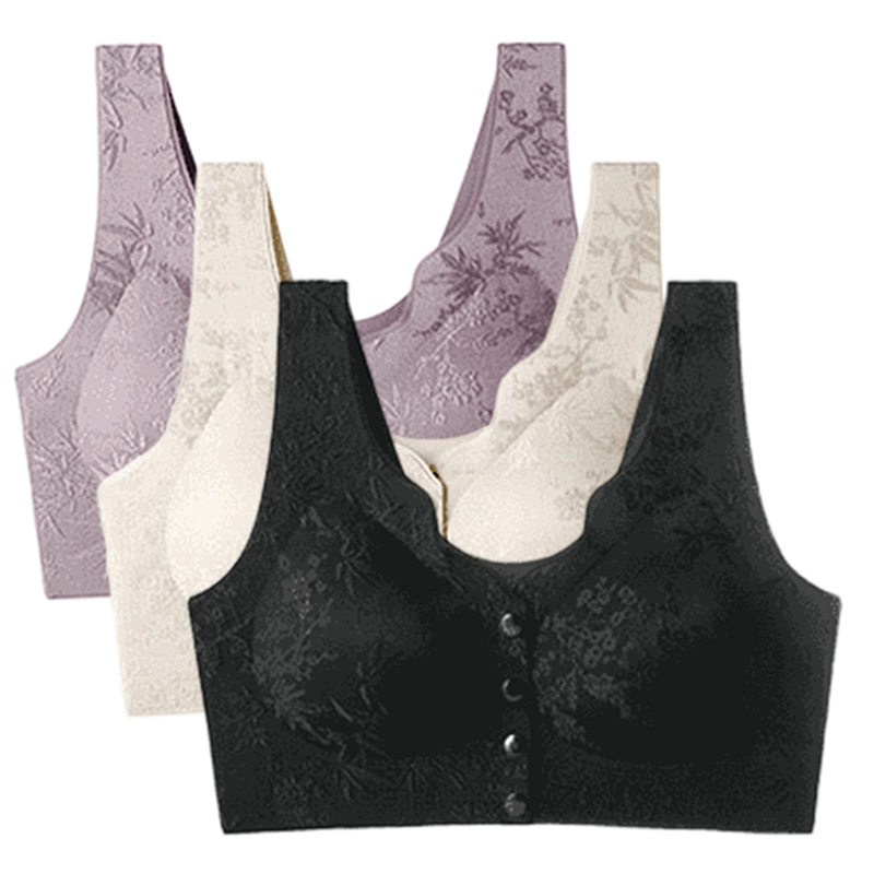 🥳2026 HOT SALE🥳💞50K+ SOLD!🌸👚 Redefine Everyday Comfort. Wire-Free, Front-Clasp Bra – Cloud-Like Comfort & Invisible Fit Under Any Outfit-Zero Restriction, Gentle Support. ✨💝