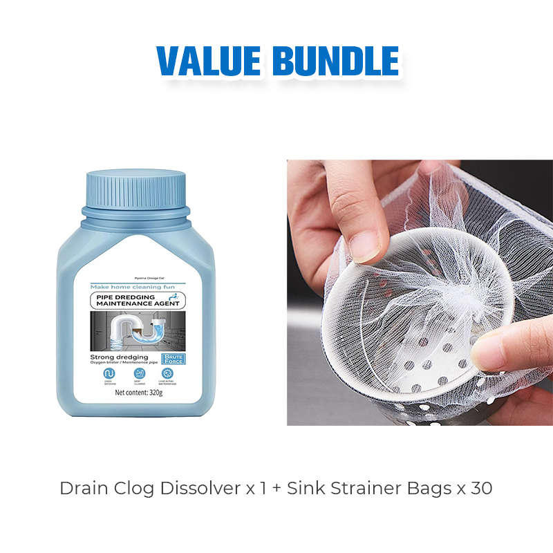 🥳2026 HOT SALE🥳💞50K+ SOLD! 🛡️💧 50% OFF! Kitchen Pipe Dredging Agent – Safe for all pipes, tough on clogs. Eliminates soap scum & food residue – keeps drains fresh & clear! 🌟✅