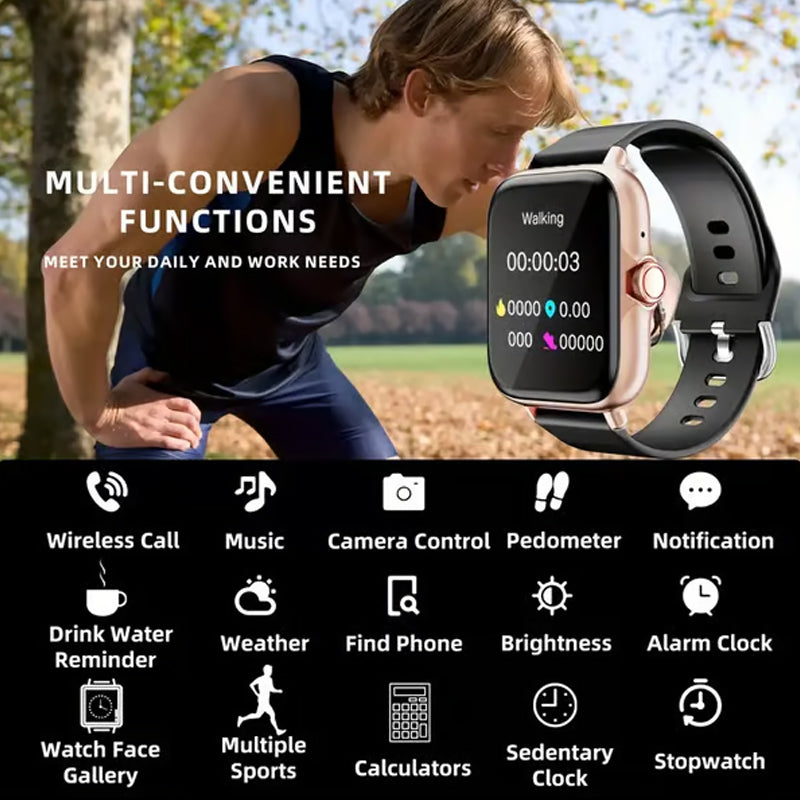 🥳2026 HOT SALE🥳💞50K+ SOLD!📱⌚ Your Health Guardian & Safety Link. Smart Watch with Vital Tracking & Direct Call – Stay Independent, Stay Connected. ❤️😊