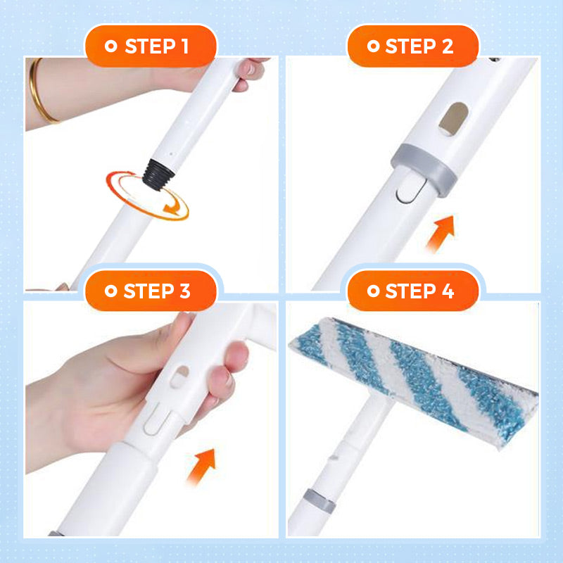 🥳2026 HOT SALE🥳💞50K+ SOLD!💧🏠 Deep Clean Every Inch Without Streaks. Spray-Expand Design for Flawless Glass. 🌞⚡