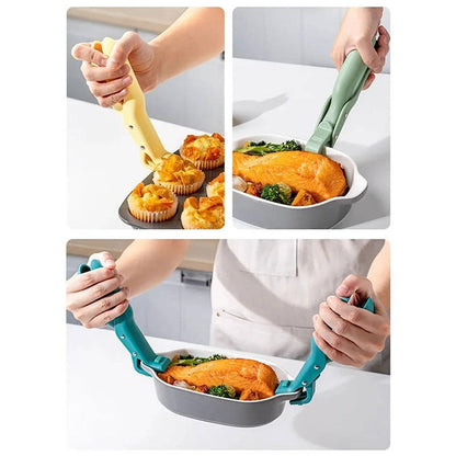 🥳2026 HOT SALE🥳💞50K+ SOLD!💝📦 One Clip for Bowls, Lids & More!Anti-Scald Holder Clip- Multi-Purpose Kitchen Helper – Saves Space & Hassle 🍳🔥
