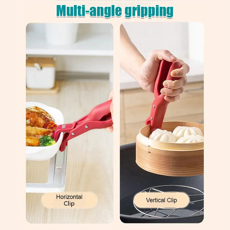 🥳2026 HOT SALE🥳💞50K+ SOLD!💝📦 One Clip for Bowls, Lids & More!Anti-Scald Holder Clip- Multi-Purpose Kitchen Helper – Saves Space & Hassle 🍳🔥