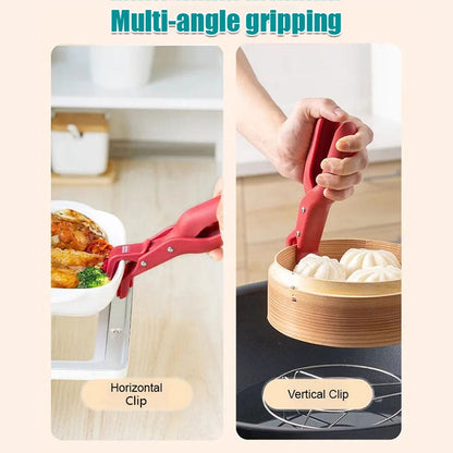 🥳2026 HOT SALE🥳💞50K+ SOLD!💝📦 One Clip for Bowls, Lids & More!Anti-Scald Holder Clip- Multi-Purpose Kitchen Helper – Saves Space & Hassle 🍳🔥