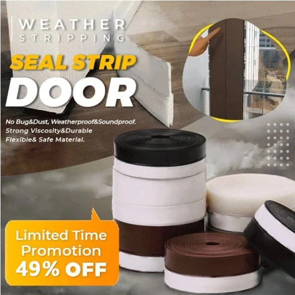 🥳2026 HOT SALE🥳💞50K+ SOLD!🏡✨ Your All-in-One Barrier Against the Elements. 5M Weatherproof Door Seal - Keeps Home Warm, Dry & Quiet. NOW 50% OFF! 🌧️💷