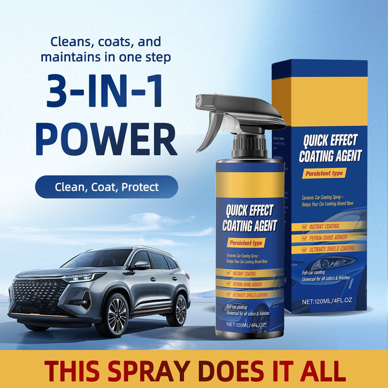 🥳2026 HOT SALE🥳💞50K+ SOLD!💥🚗 Flash Sale 50% Off! Achieve a Diamond-Shine in One Spray! This efficient coating spray gives long-lasting gloss & extreme protection. Easy on, stunning results. 💎🚘