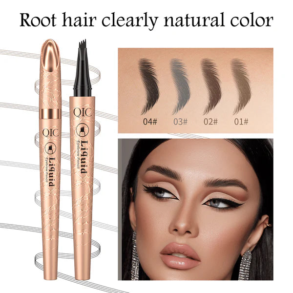 🥳2026 HOT SALE🥳💞50K+ SOLD!💥🖌️✨ BUY 1 GET 1 FREE + 50% OFF! 3D Microblading Eyebrow Pencil – 4-prong tip creates natural hair-like strokes. Waterproof, smudge-proof & lasts 24h. Skip costly salon treatments. A steal! 💕🎁