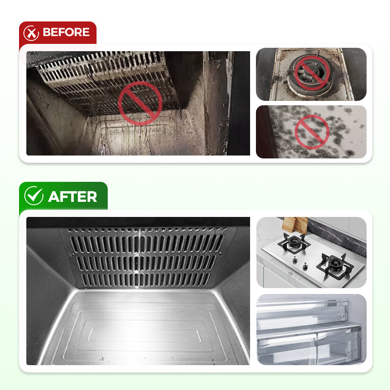 🥳2026 HOT SALE🥳💞50K+ SOLD!💥🧼⚡ £12.99 Special Price! Heavy-Duty Degreaser Foam – Clinging action, fast-acting. Removes years of grime from range hoods, stovetops & cookware. Antibacterial, streak-free. 🌟🍳