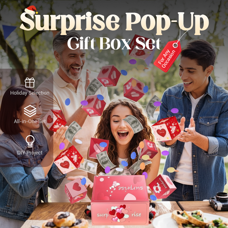 🎁💝 🥳2026 HOT SALE🥳💞50K+ SOLD!The Gift is the Surprise Itself! Creative Pop-Up Box Set – For When Your Thought Counts Most. ❤️🎉