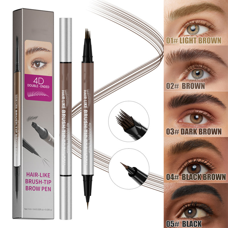 💕2-in-1 Waterproof Liquid Brow Pen