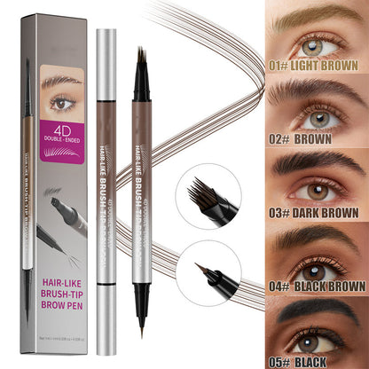 💕2-in-1 Waterproof Liquid Brow Pen