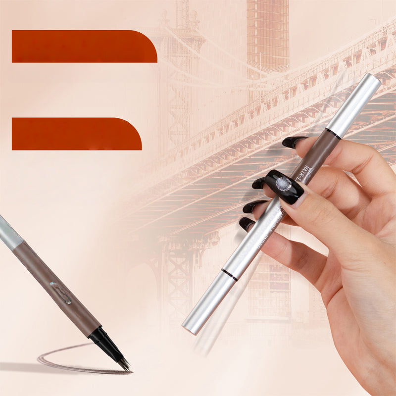 💕2-in-1 Waterproof Liquid Brow Pen