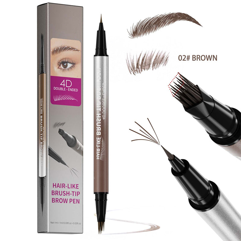 💕2-in-1 Waterproof Liquid Brow Pen