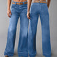 🥳2026 HOT SALE🥳💞50K+ SOLD!👵💥 50% OFF! Women's Retro Flare Jeans – Soft stretch denim, no tight waist! Deep pockets hold phone & specs. Flattering flare, easy pull-on style. Your new everyday favourite. 👖🌸