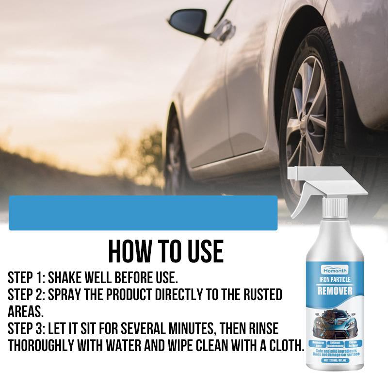 🥳2026 HOT SALE🥳💞50K+ SOLD!💥⚠️ 50% Off! Car Rust Remover Spray – Dissolves Iron & Rust Instantly! Stop corrosion, protect your paint & brakes. Safe, easy spray-on. 🔧🚗