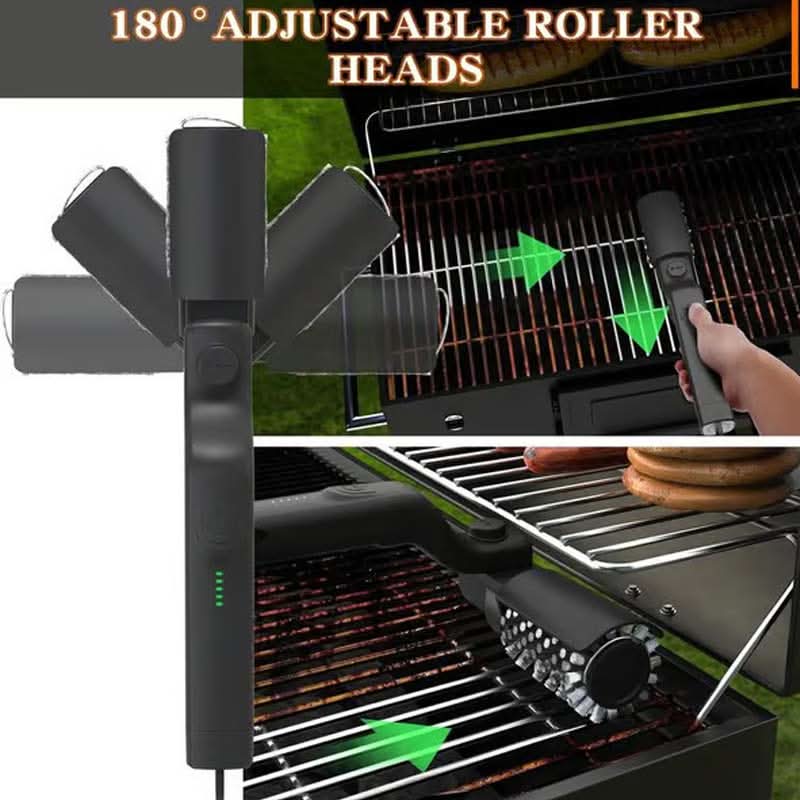🥳2026 HOT SALE🥳💞50K+ SOLD!⚡🏡 50% OFF! Cordless Electric BBQ Brush – 2600mAh rechargeable, long handle & deep cleaning. No more sore wrists. Perfect for garden parties. 🍖✨