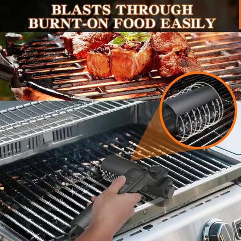 🥳2026 HOT SALE🥳💞50K+ SOLD!⚡🏡 50% OFF! Cordless Electric BBQ Brush – 2600mAh rechargeable, long handle & deep cleaning. No more sore wrists. Perfect for garden parties. 🍖✨