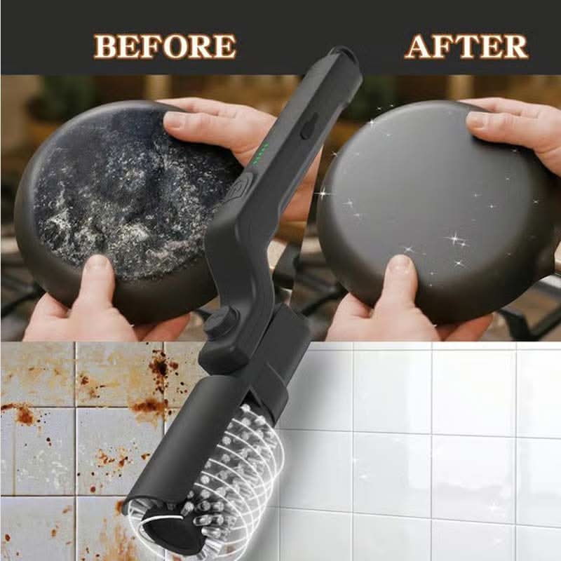 🥳2026 HOT SALE🥳💞50K+ SOLD!⚡🏡 50% OFF! Cordless Electric BBQ Brush – 2600mAh rechargeable, long handle & deep cleaning. No more sore wrists. Perfect for garden parties. 🍖✨