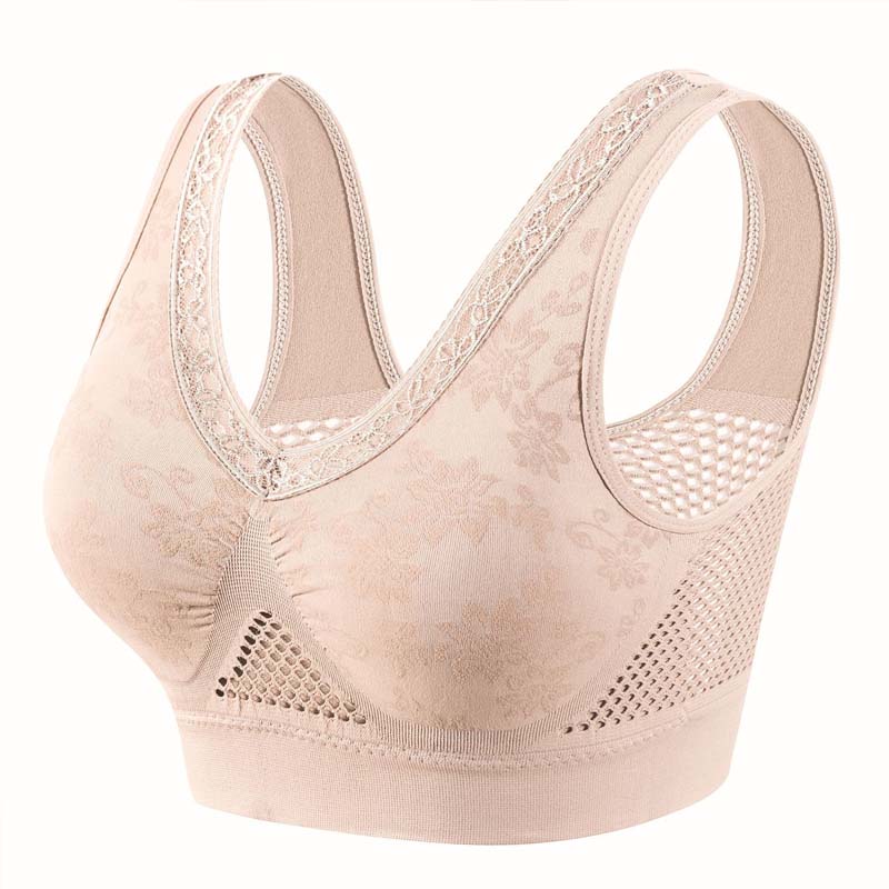 🥳2026 HOT SALE🥳💞50K+ SOLD!💥💝🌸 Embrace Freedom, Not the Wires! High-Support Wireless Lace Bra – All-Day Comfort. 👚 🦋