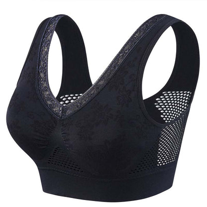 🥳2026 HOT SALE🥳💞50K+ SOLD!💥💝🌸 Embrace Freedom, Not the Wires! High-Support Wireless Lace Bra – All-Day Comfort. 👚 🦋