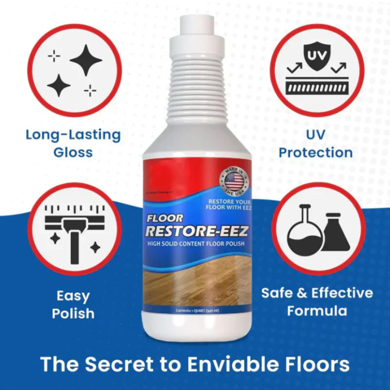 🥳2026 HOT SALE🥳💞50K+ SOLD!👵🧴 50% OFF! Clean-llx Floor Restorer – Fast-drying, non-toxic shine. One coat revives worn floors. No professional needed. Keep your home gleaming & safe. 🛋️✨