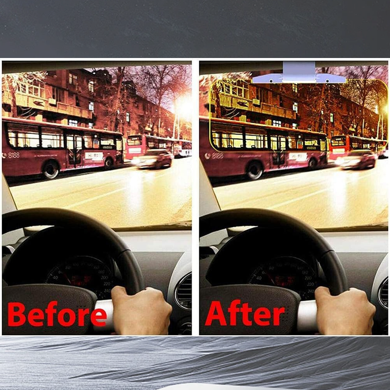 🥳2026 HOT SALE🥳💞50K+ SOLD! 🚗🌞 50% OFF! Car Anti-Glare Visor for Day & Night – two-in-one design reduces sun & headlight glare, easy clip-on install. Safer driving! 🛡️✅