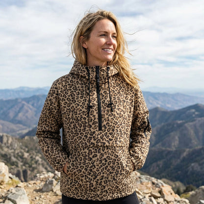 🥳2026 HOT SALE🥳💞50K+ SOLD!🦁👵50% OFF! Hooded Leopard Pullover – Perfect for chilly British days! Cosy hood keeps wind out, pocket warms hands. Soft, lightweight & easy to wear. 🍂☕