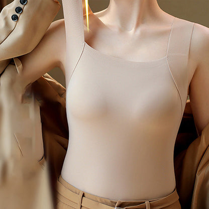 🥳2026 HOT SALE🥳💞50K+ SOLD!🧣🛍️ Warmth & Support in One Cozy Hug! Women‘s Thermal Tank with Built-In Bra – 50% OFF! ❄️👚