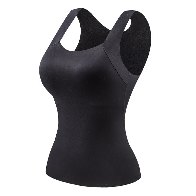 🥳2026 HOT SALE🥳💞50K+ SOLD!🧣🛍️ Warmth & Support in One Cozy Hug! Women‘s Thermal Tank with Built-In Bra – 50% OFF! ❄️👚