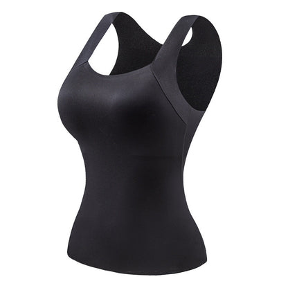 🥳2026 HOT SALE🥳💞50K+ SOLD!🧣🛍️ Warmth & Support in One Cozy Hug! Women‘s Thermal Tank with Built-In Bra – 50% OFF! ❄️👚