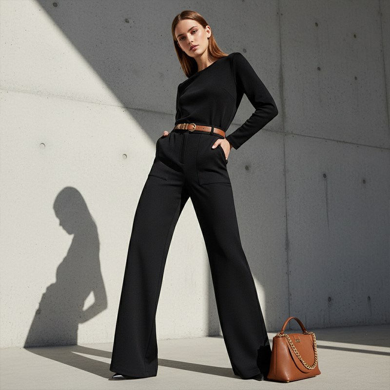 🥳2026 HOT SALE🥳💞50K+ SOLD!🎀💫 50% OFF! High‑Waisted Wide Leg Trousers – Slimming high waist, elongates legs. Wrinkle‑resistant polyester. Pairs with tees or blouses. A wardrobe essential. 🛡️🕊️