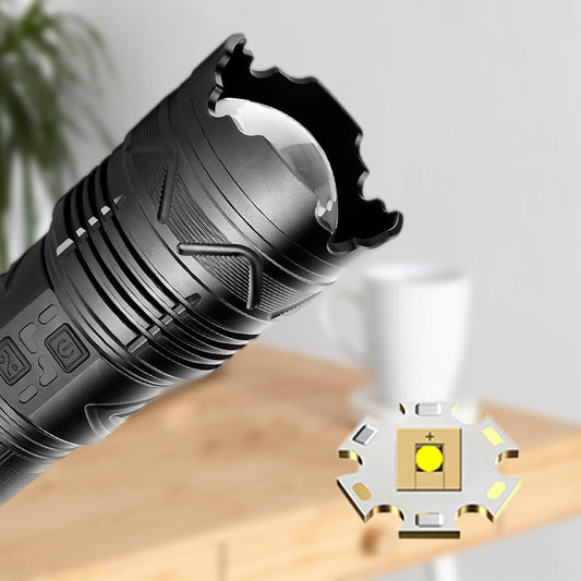 🥳2026 HOT SALE🥳💞50K+ SOLD!💥⛰️ 50% OFF! Super Bright Flashlight – Unbeatable beam for any adventure! Rechargeable, long-lasting & tough for rain or shine. Your trusted outdoor ally. 🌧️🔦