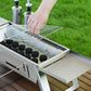 🥳2026 HOT SALE🥳💞50K+ SOLD!🎉🍖 50% OFF! The Ultimate Folding BBQ – Gather, grill & enjoy! Compact stainless steel design for tasty adventures anywhere. 🌿🍔