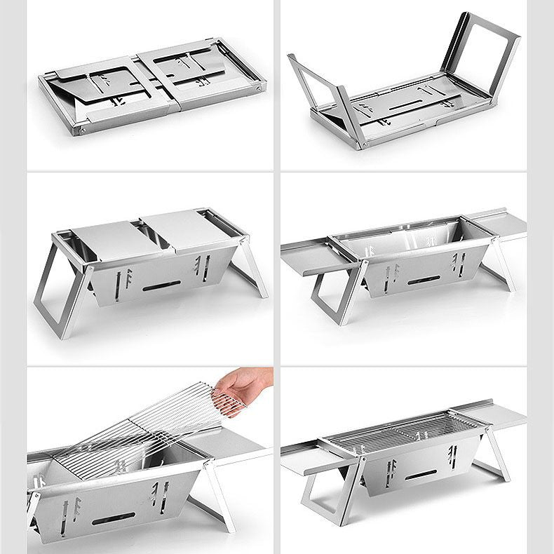 🥳2026 HOT SALE🥳💞50K+ SOLD!🎉🍖 50% OFF! The Ultimate Folding BBQ – Gather, grill & enjoy! Compact stainless steel design for tasty adventures anywhere. 🌿🍔