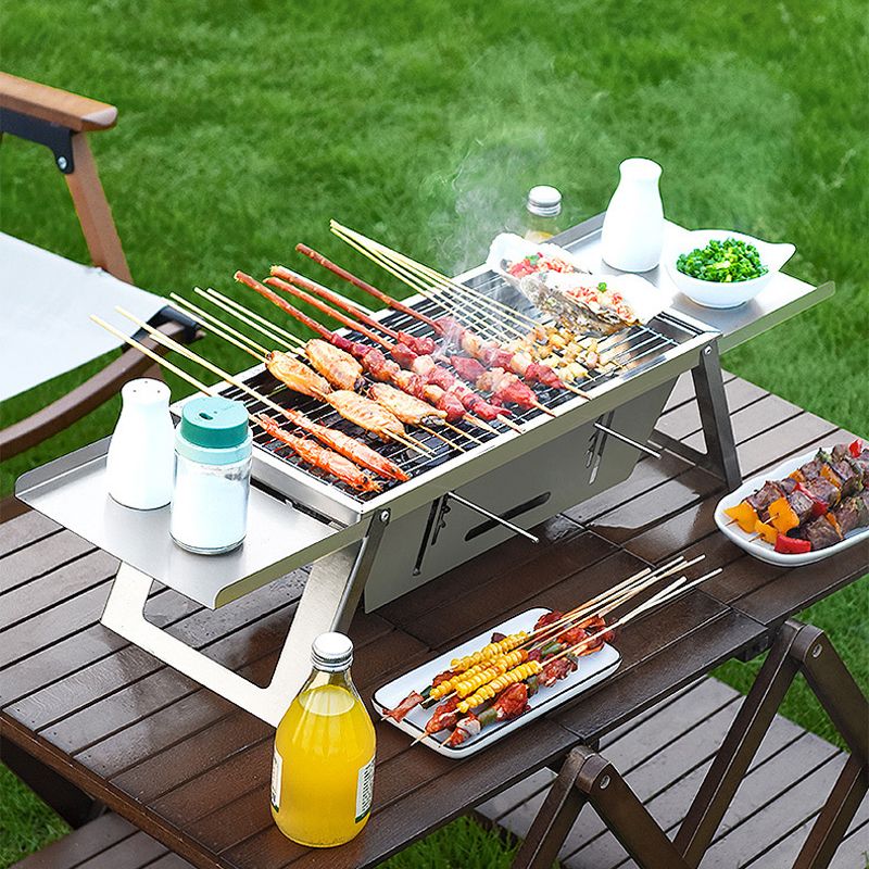 🥳2026 HOT SALE🥳💞50K+ SOLD!🎉🍖 50% OFF! The Ultimate Folding BBQ – Gather, grill & enjoy! Compact stainless steel design for tasty adventures anywhere. 🌿🍔