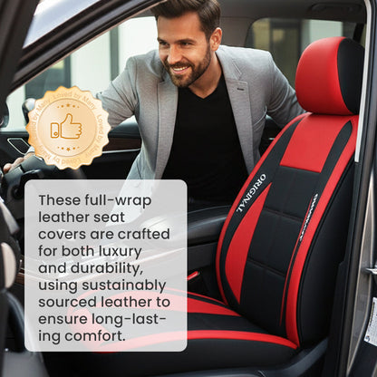 🥳2026 HOT SALE🥳💞50K+ SOLD!💥🚗✨ Flash Sale 50% Off! Full-Coverage Leather Seat Covers – A luxury upgrade for your car! Enjoy all-season comfort, durable protection & a sleek new look. 👑🛡️