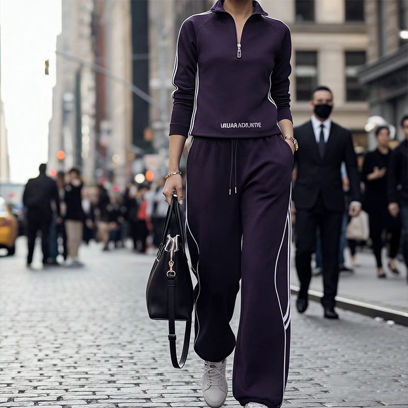 🥳2026 HOT SALE🥳💞50K+ SOLD!👵✨ 50% OFF! Women's Half-Zip Tracksuit – Relaxed fit, soft fabric. Looks put together without the effort. Everyday comfort. 🕊️🌿