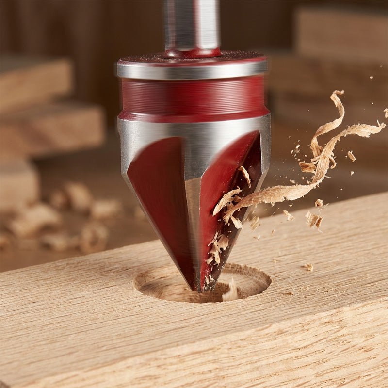 🥳2026 HOT SALE🥳💞50K+ SOLD!🔧📦 50% OFF! Countersink Drill Bit Set – Drill & finish in 1 step! Create perfect, flush screws in wood effortlessly. Your time-saving workshop essential. ⚙️✨