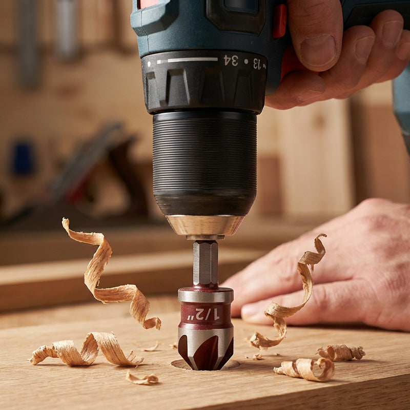 🥳2026 HOT SALE🥳💞50K+ SOLD!🔧📦 50% OFF! Countersink Drill Bit Set – Drill & finish in 1 step! Create perfect, flush screws in wood effortlessly. Your time-saving workshop essential. ⚙️✨