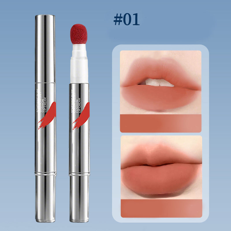 🥳2026 HOT SALE🥳💞50K+ SOLD!🌸🧴 50% OFF! Hydrating Cushion Lip Cream – Cloud-like soft-matte finish! Built-in cushion applicator for a blurred, fade-proof look that lasts all day. 💄☁️