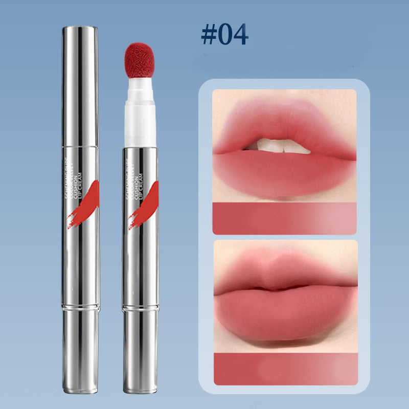 🥳2026 HOT SALE🥳💞50K+ SOLD!🌸🧴 50% OFF! Hydrating Cushion Lip Cream – Cloud-like soft-matte finish! Built-in cushion applicator for a blurred, fade-proof look that lasts all day. 💄☁️