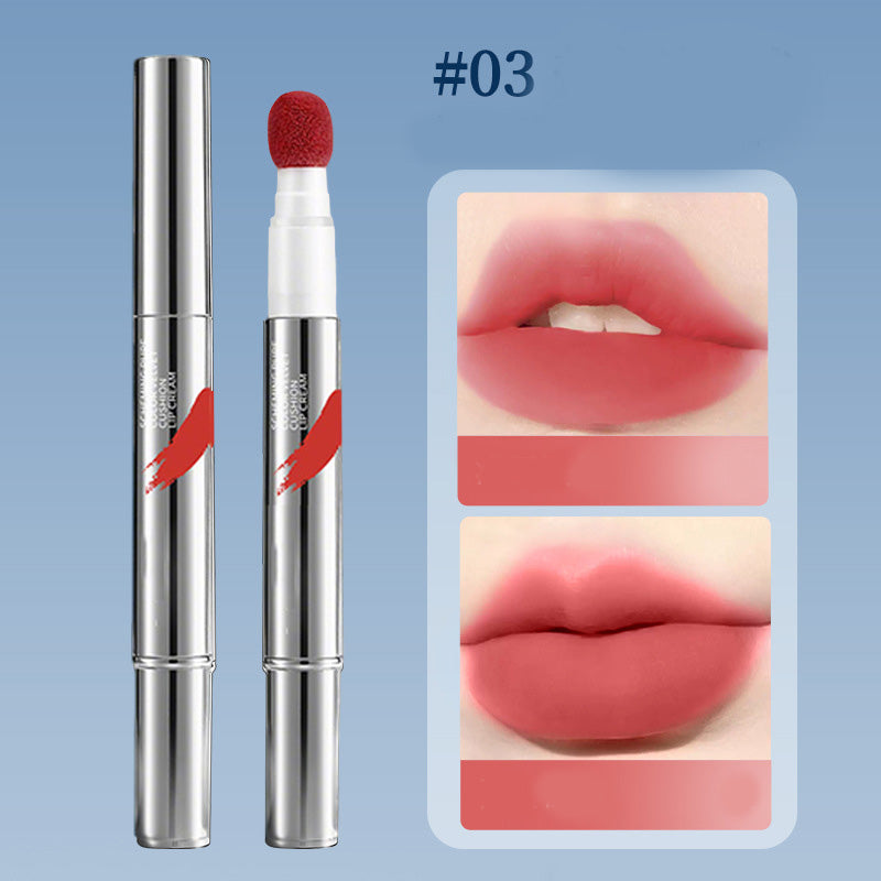 🥳2026 HOT SALE🥳💞50K+ SOLD!🌸🧴 50% OFF! Hydrating Cushion Lip Cream – Cloud-like soft-matte finish! Built-in cushion applicator for a blurred, fade-proof look that lasts all day. 💄☁️